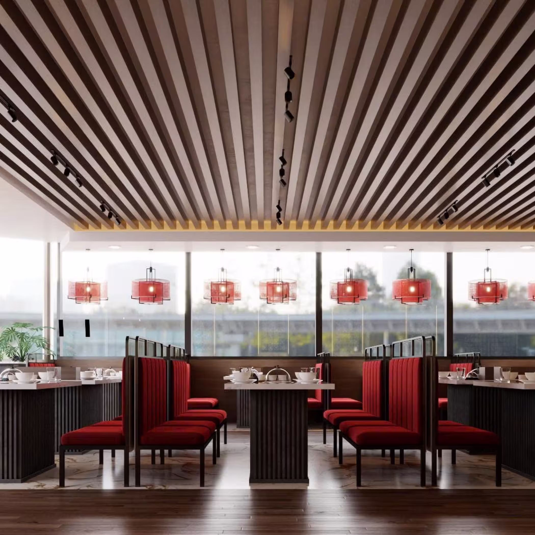 Tea service at LONG WANG CAC Houston